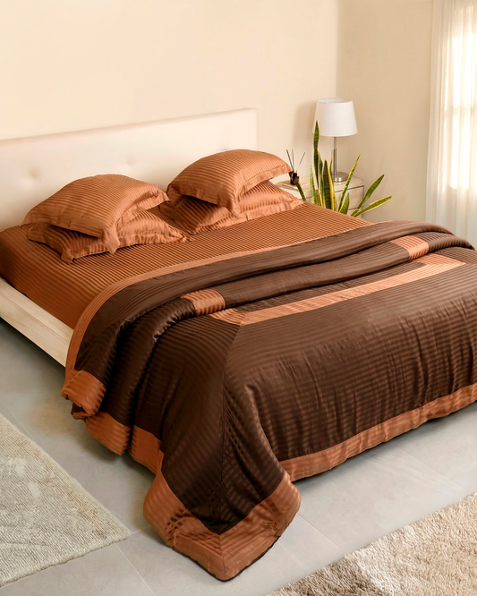 100% BAMBOO Contrast Duvet | Demitasse