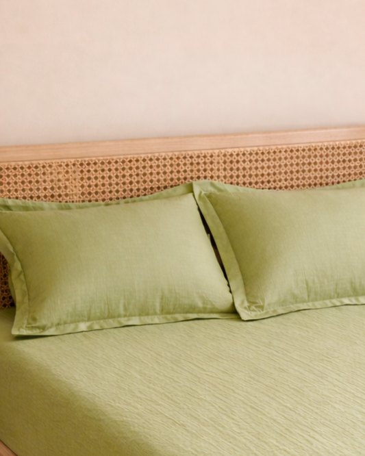 Muslin Bedding | Olive green