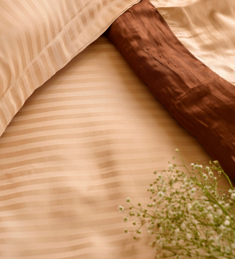 100% BAMBOO Contrast Duvet |Shifting sand