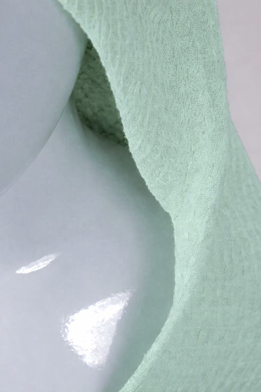 Bamboo Waffle Hooded Towel | Green