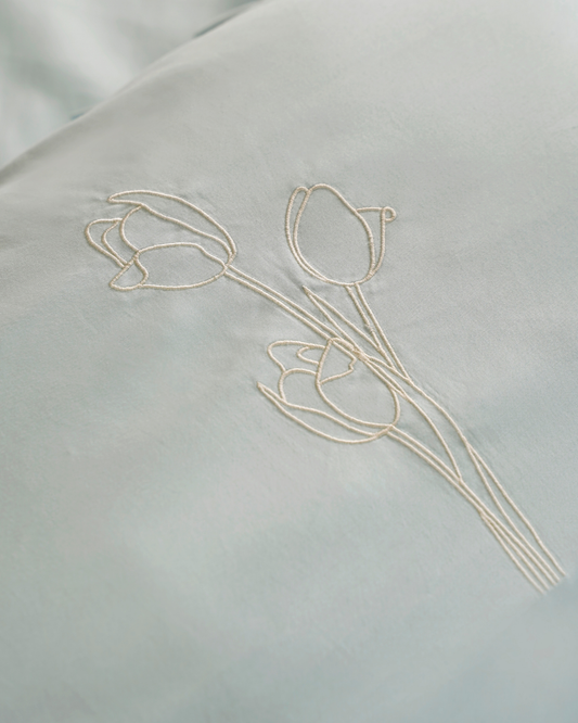 1000 TC COTTON SATEEN Ruffled Bedsheet set