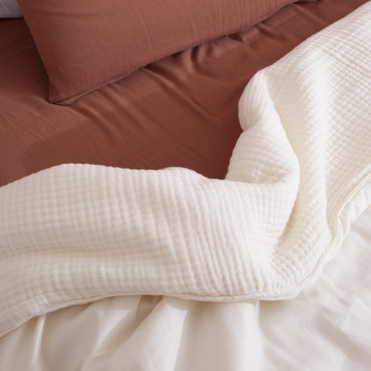 Duvet | Muslin Cotton Sateen | Cannoli Cream