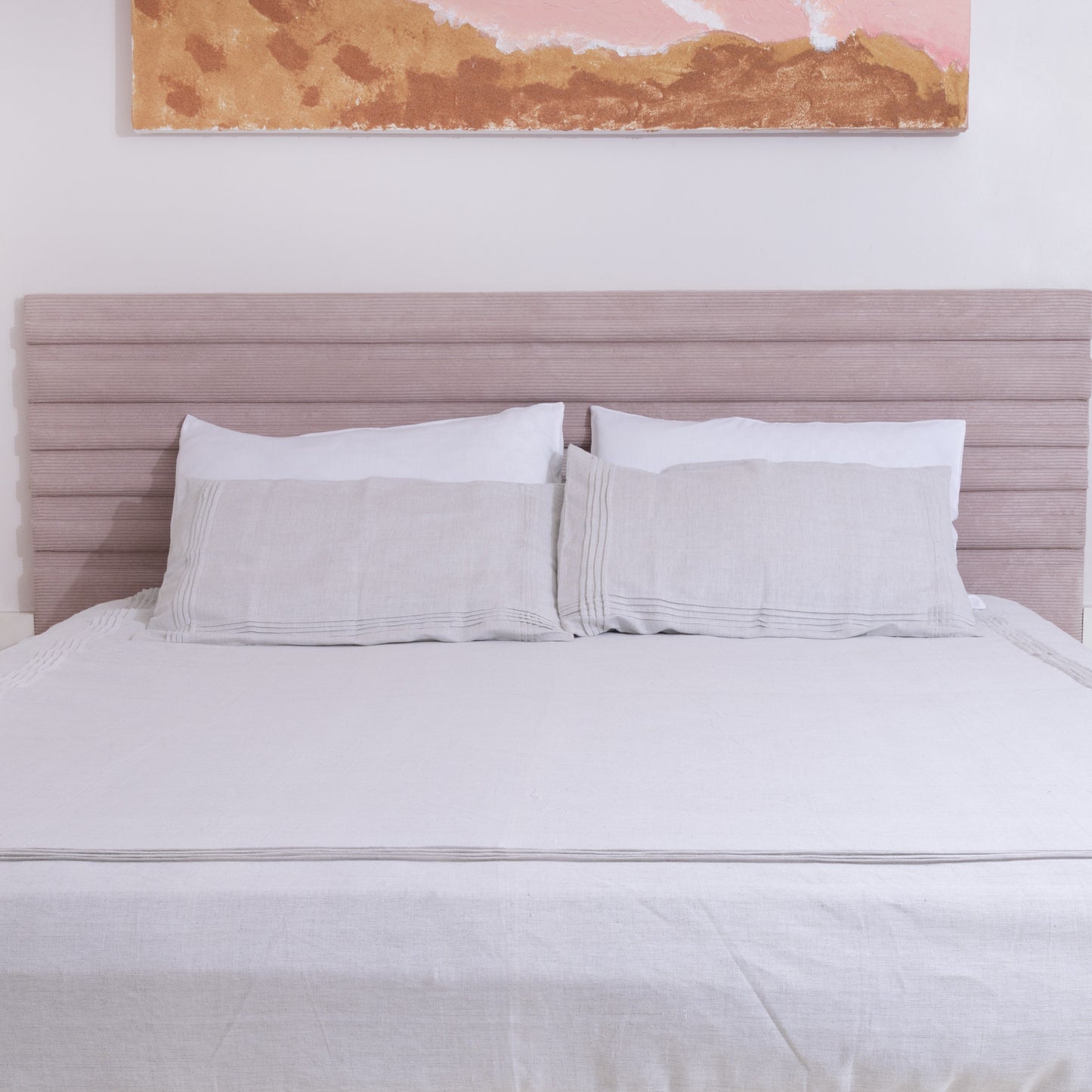 Hemp Bedding | Pin Tucked