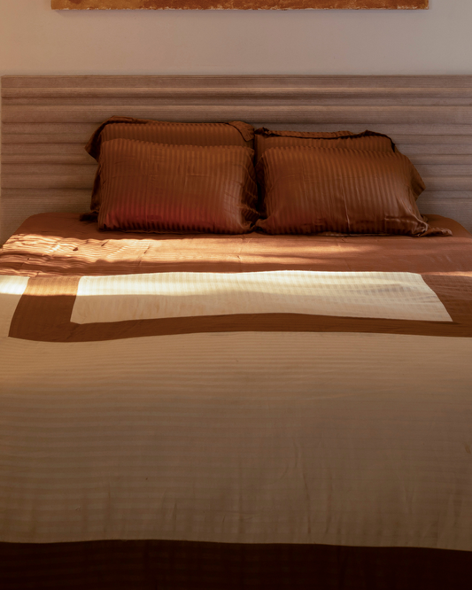100% BAMBOO Contrast Duvet | Shifting sand