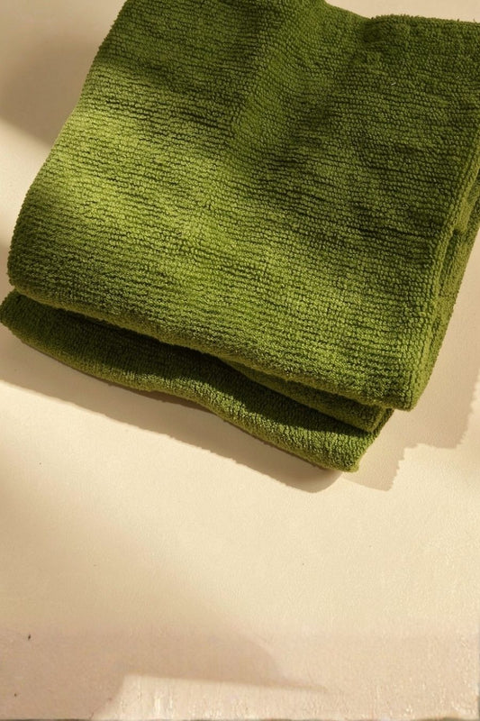 Bamboo Terry Hand Towels (Set of2 )