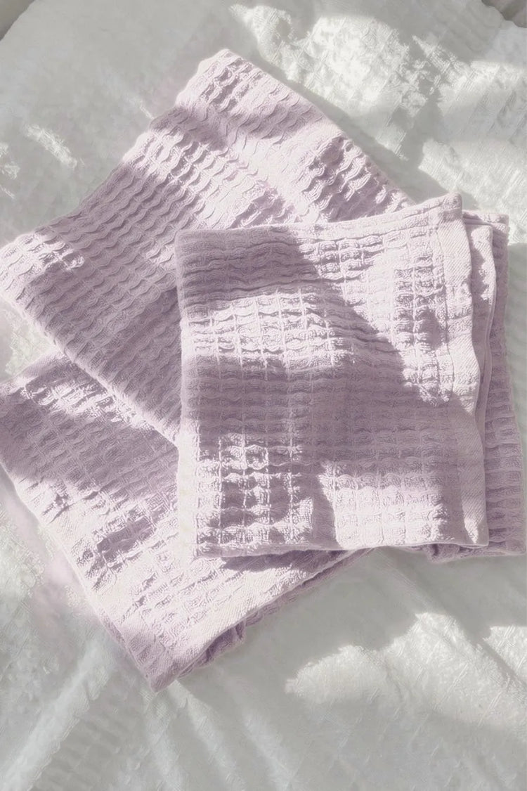 Bamboo Waffle Face Towels(set of 4)