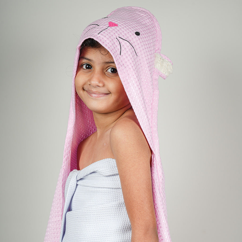 Blush Snug Hooded Towel