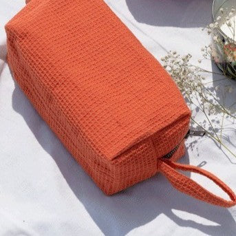 Waffle Cotton Pouch