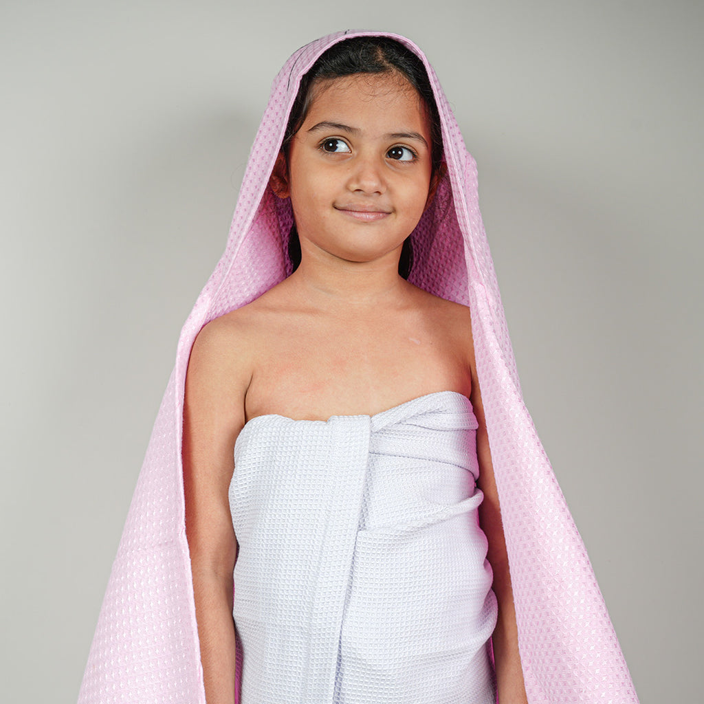 Blush Snug Hooded Towel