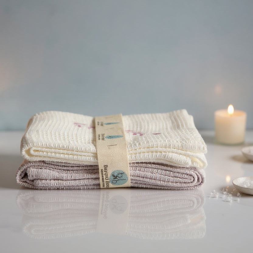 Cotton Waffle Hand Towel Set of 2