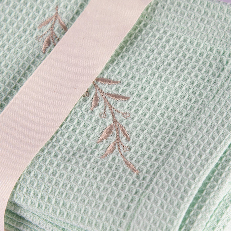 Cotton Waffle Hand Towel Set of 2