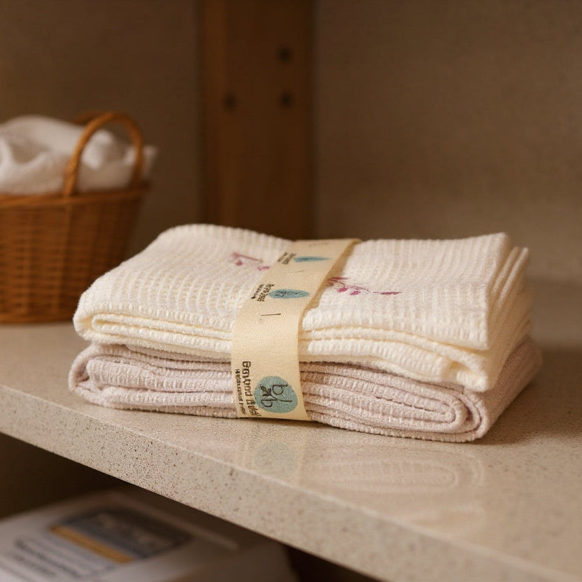 Cotton Waffle Hand Towel Set of 2