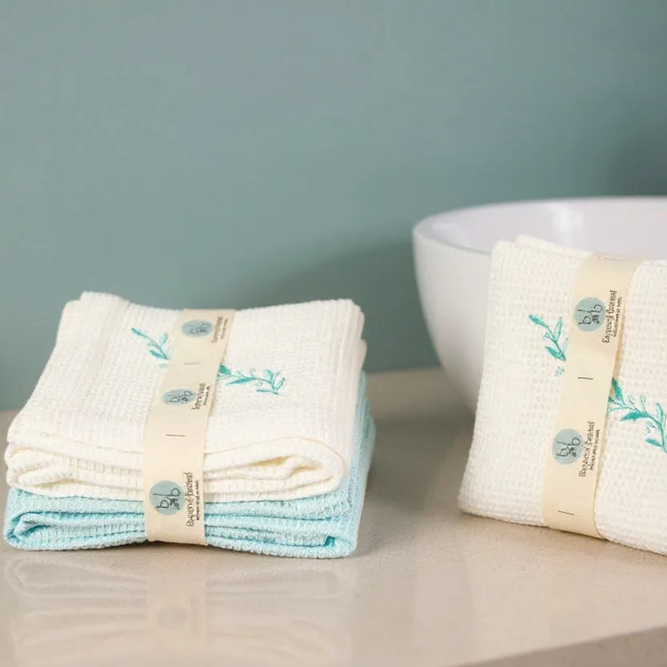 Cotton Waffle Hand Towel Set of 2