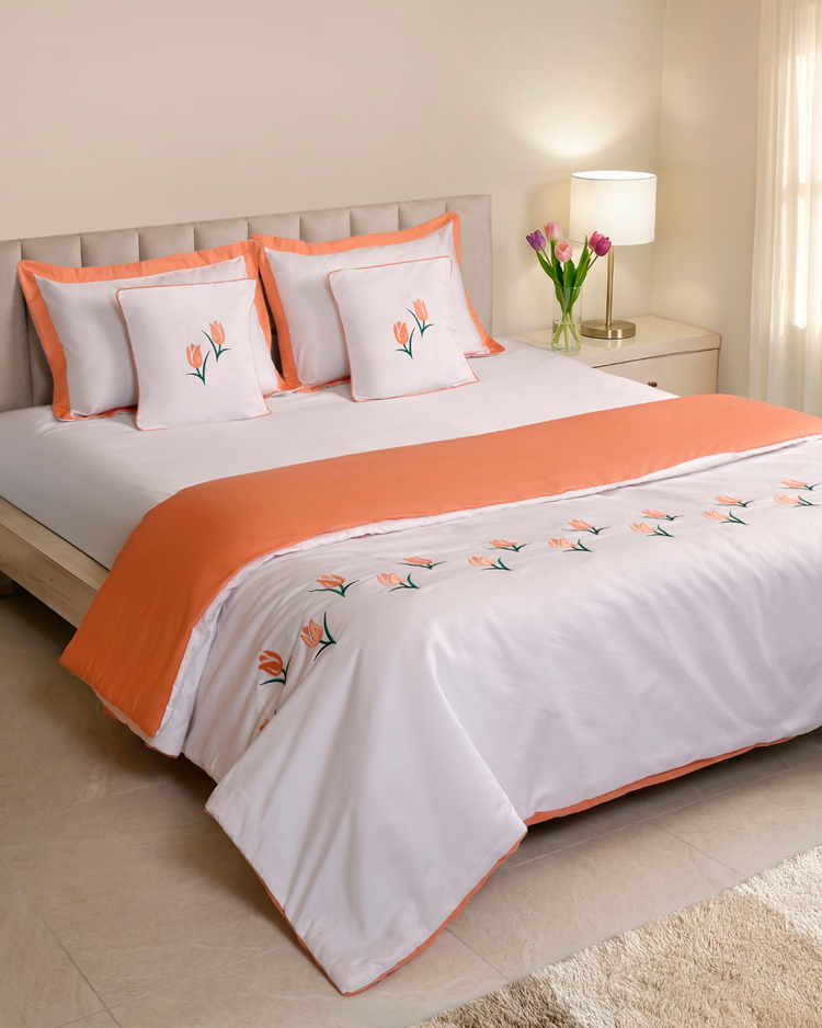 1000 TC COTTON SATEEN Reversible Duvet