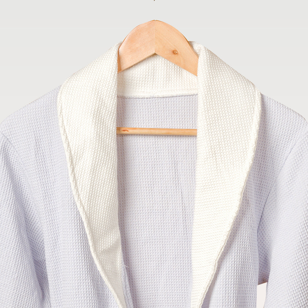Aqua Luxe Robe | Cotton Waffle