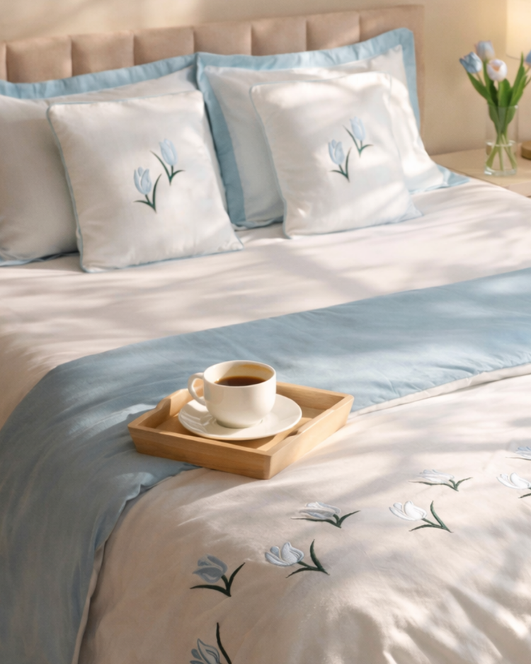 1000 TC COTTON SATEEN Reversible Duvet