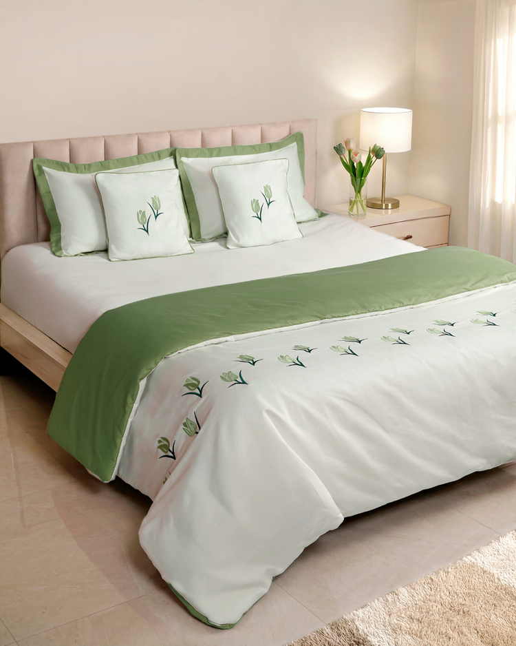1000 TC COTTON SATEEN Reversible Duvet