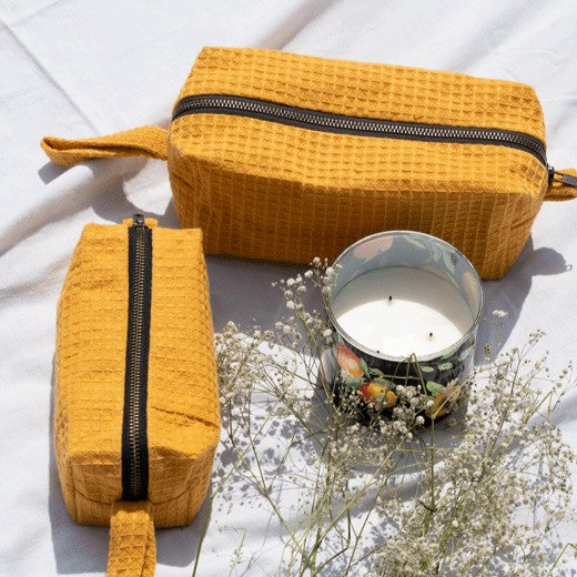 Waffle Cotton Pouch