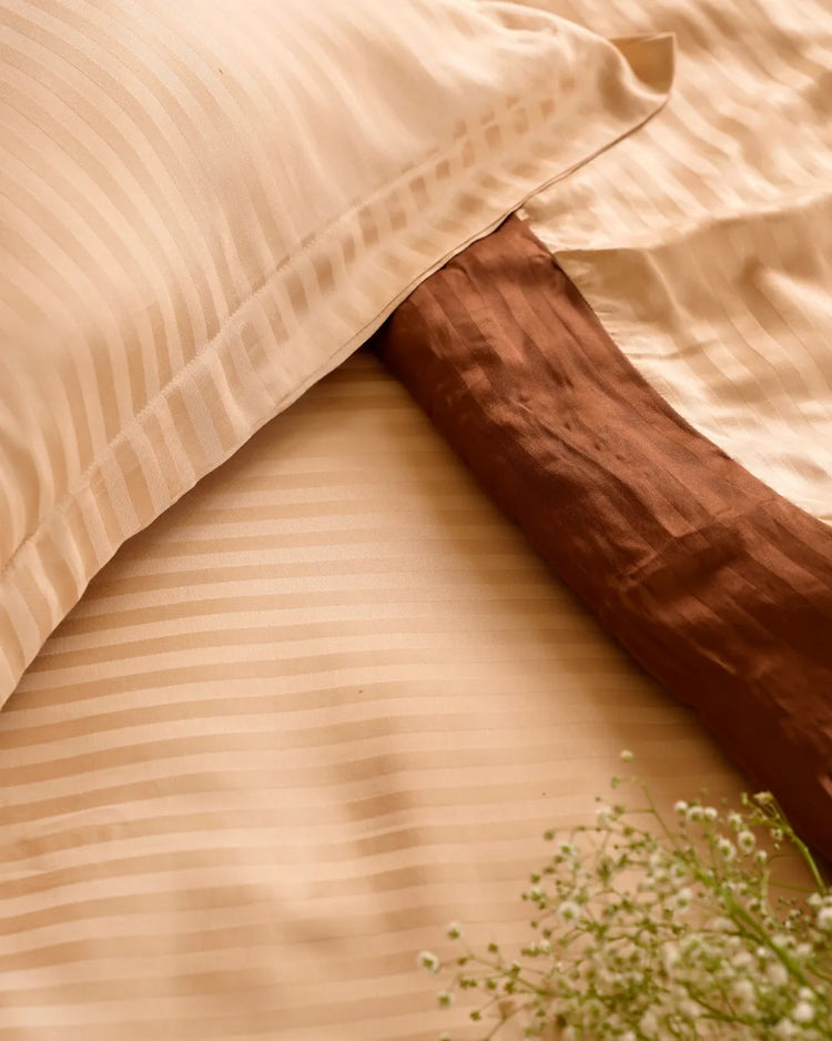 100% BAMBOO Contrast Duvet | Shifting sand