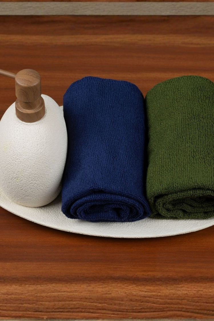Bamboo Terry Face Towels (Set of 4)