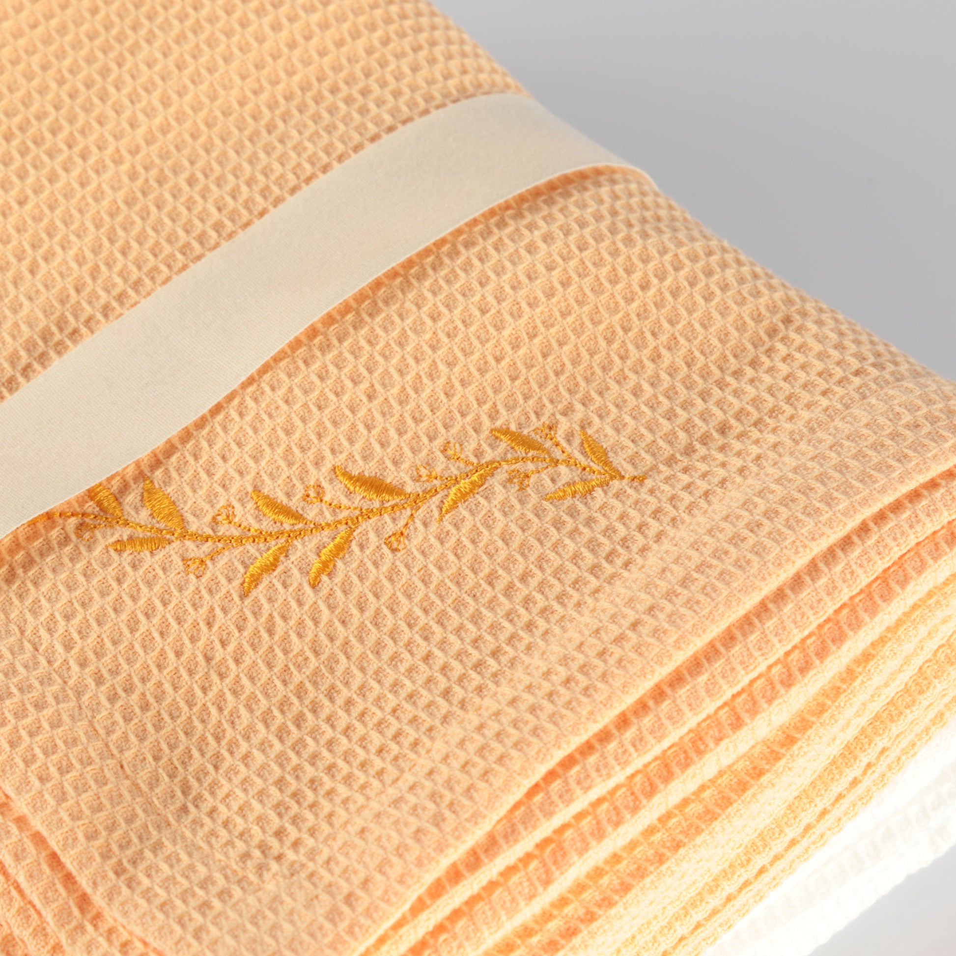 Cotton Waffle Bath Towel Set of 2
