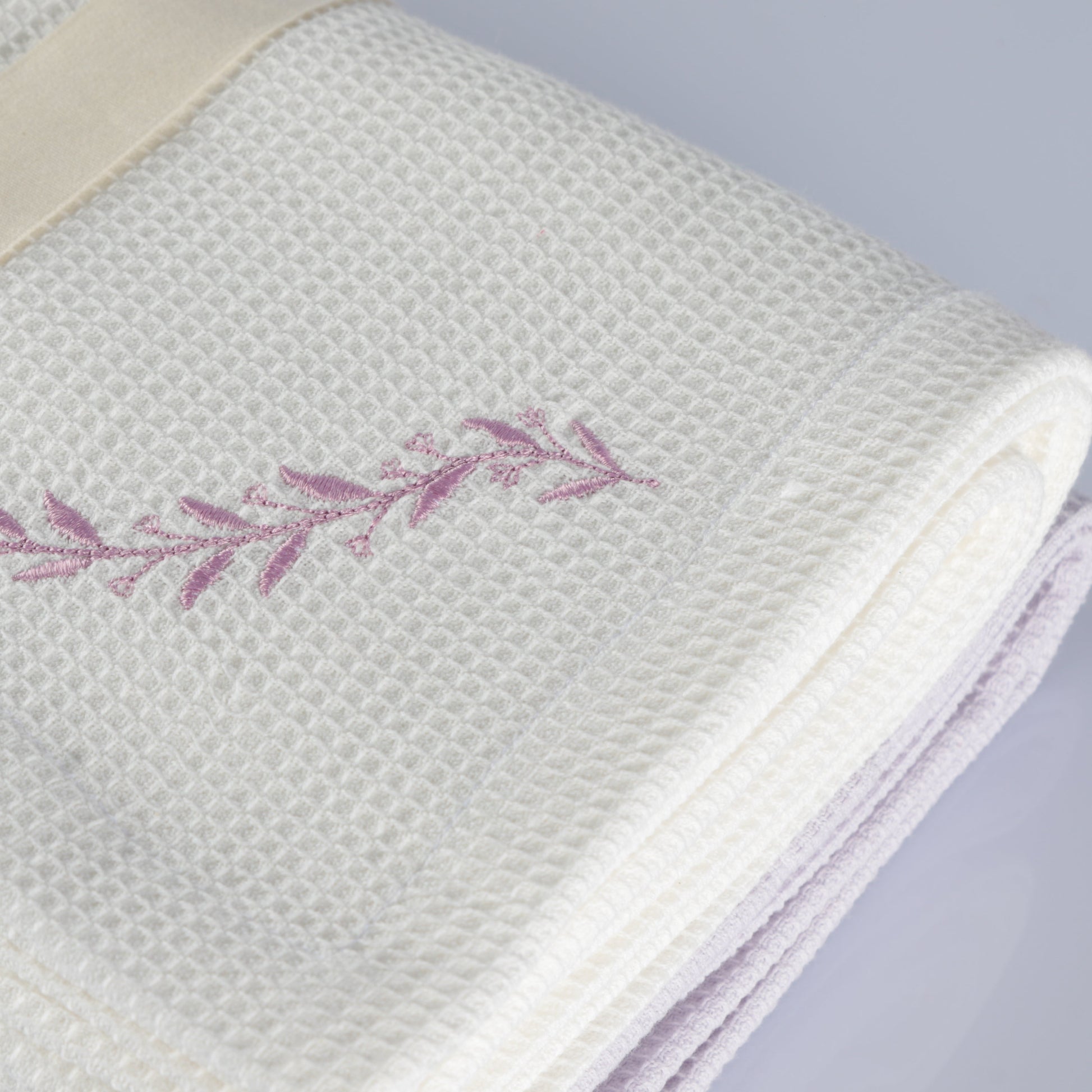 Cotton Waffle Bath Towel Set of 2