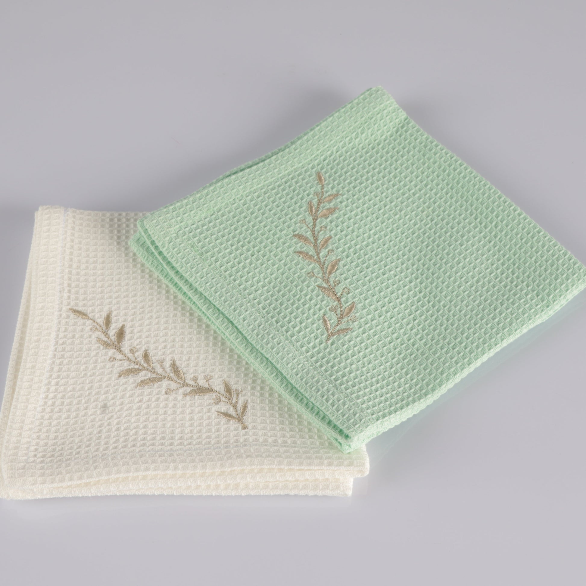 Cotton Waffle Face Towel Set of 5