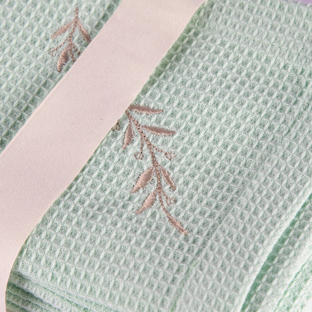 Cotton Waffle Hand Towel Set of 2