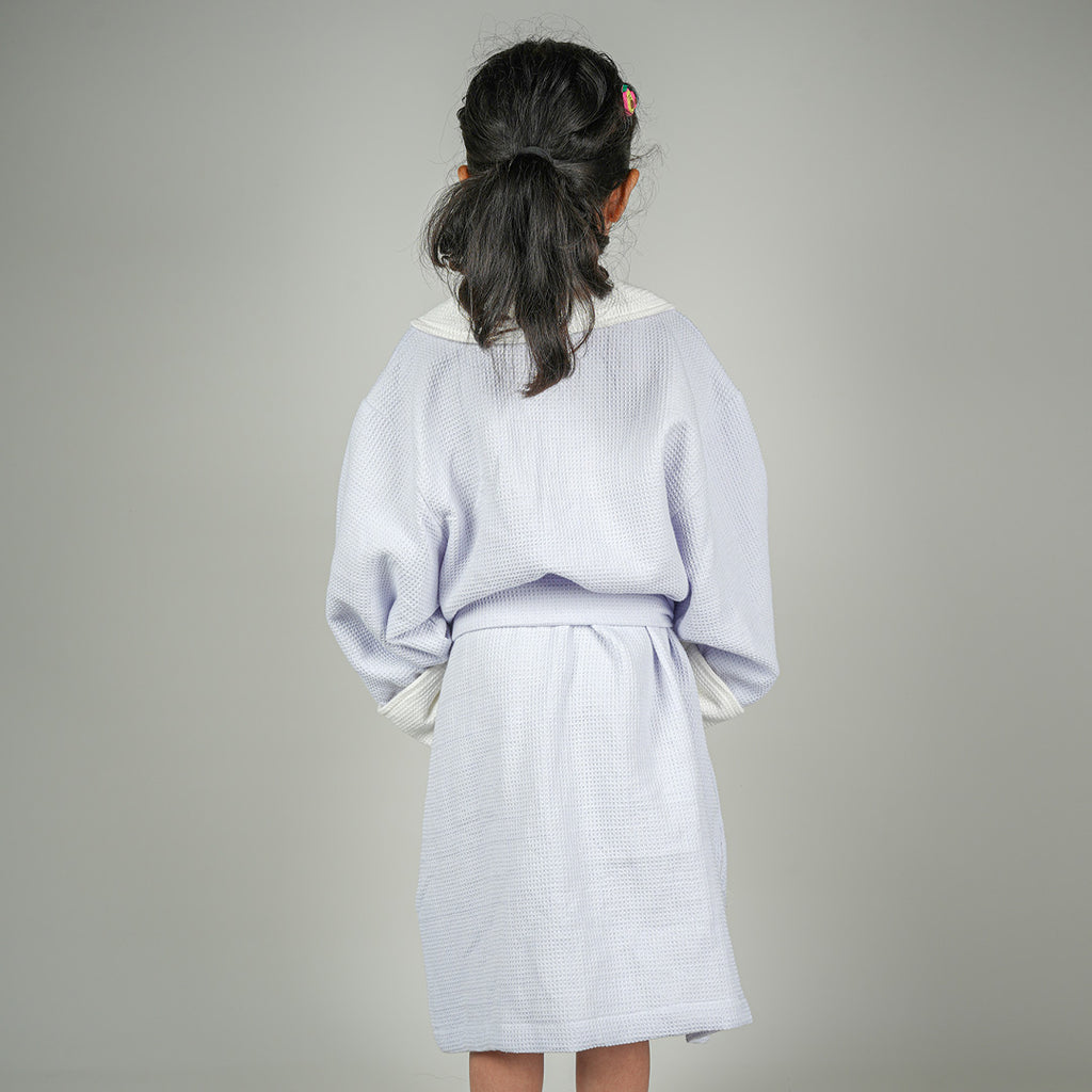 Aqua Luxe Robe | Cotton Waffle
