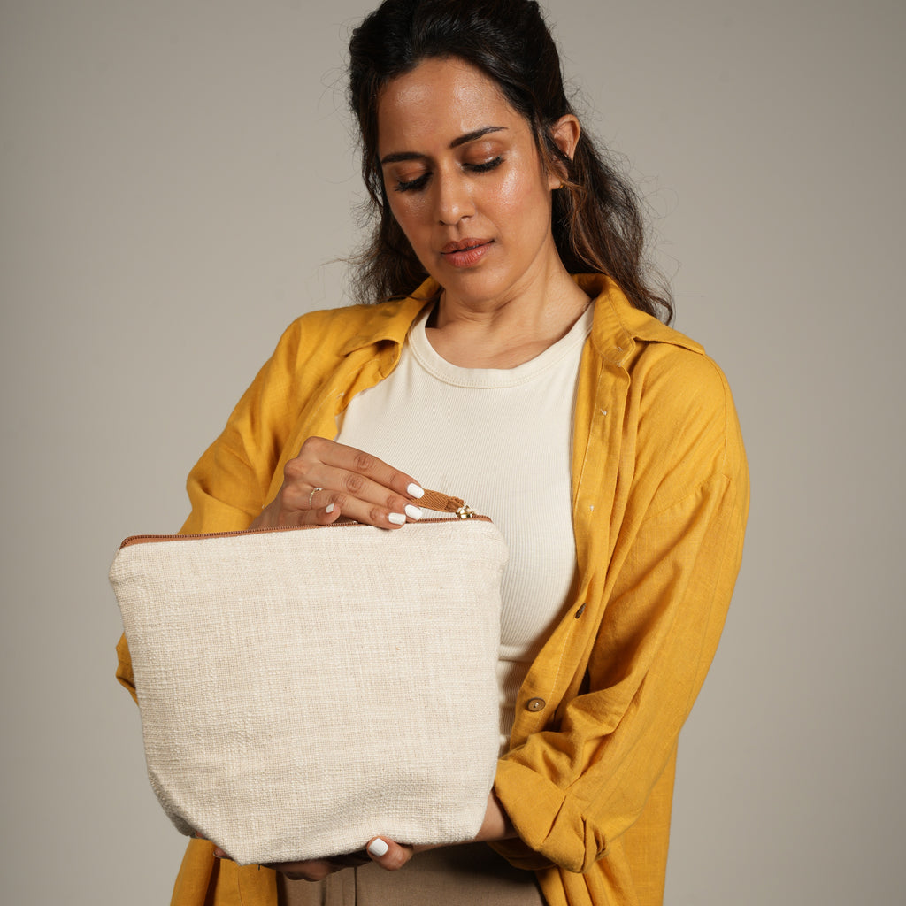 Makeup Pouch | Cotton slub