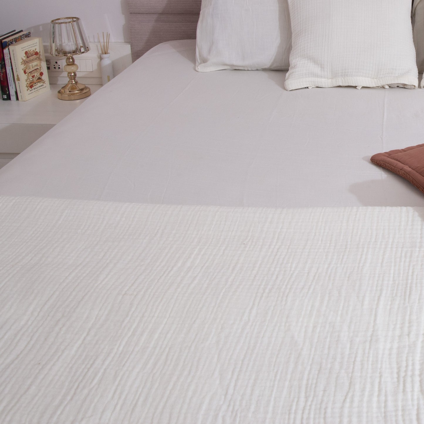 Duvet | Muslin Cotton Sateen | Cannoli Cream