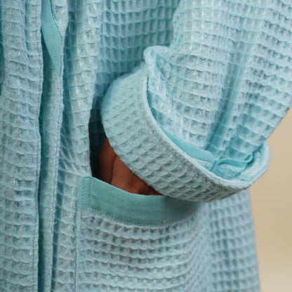 Bamboo Cotton Shawl Collar Bathrobe