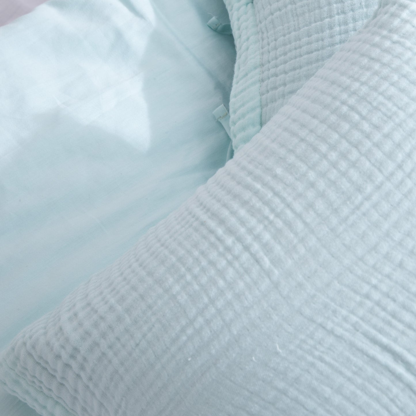 Cushion Cover | Muslin Cotton Sateen | Quite Tide
