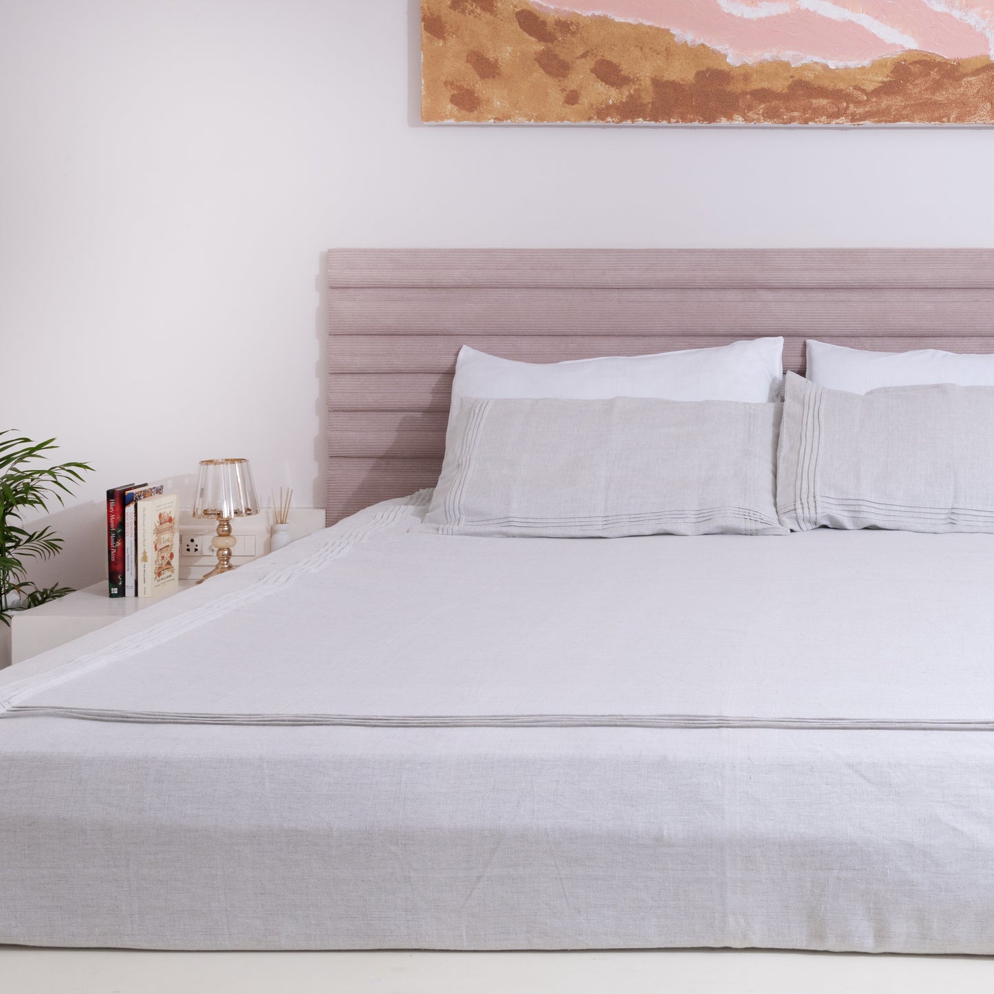 Hemp Bedding | Pin Tucked