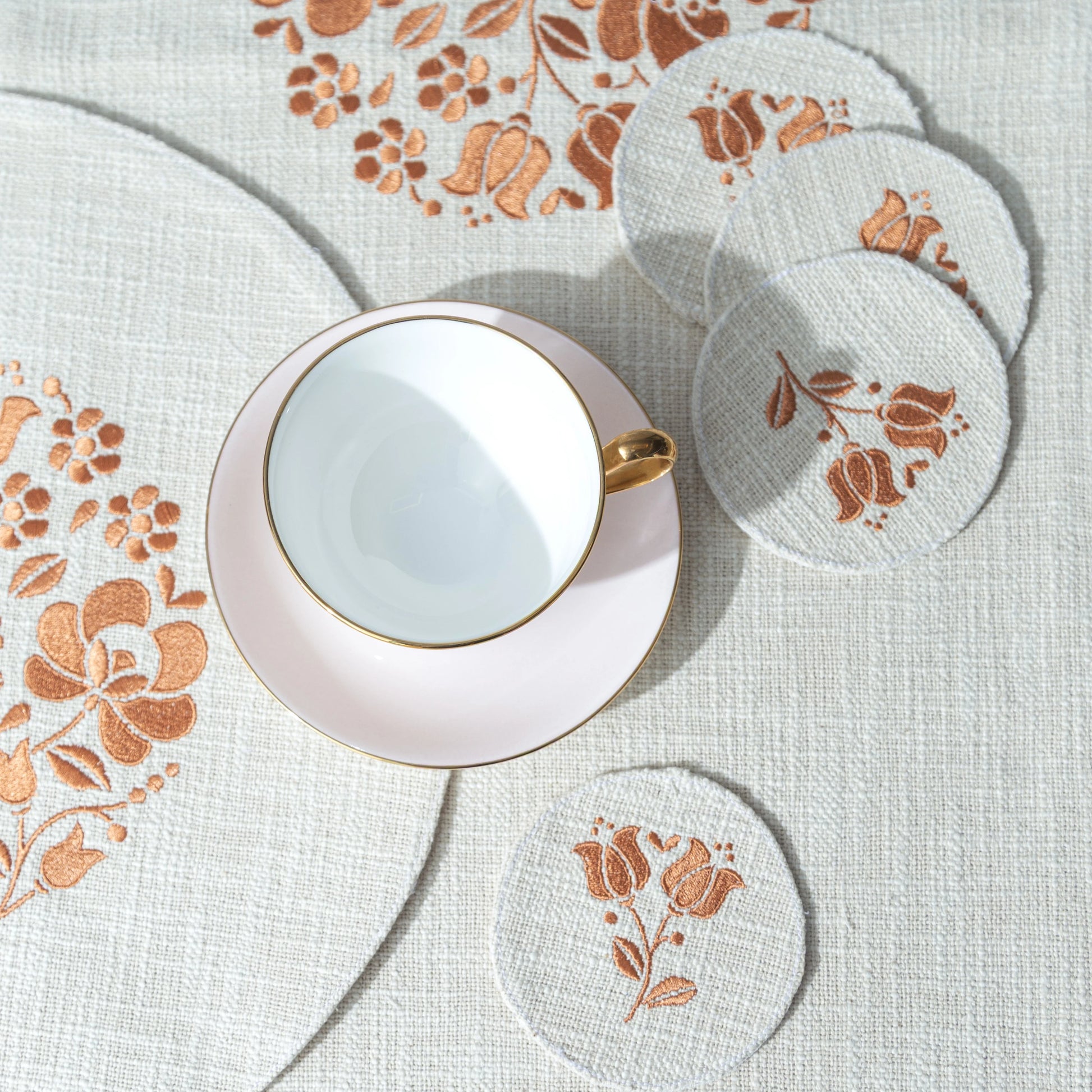 Slub Cotton Dining Set