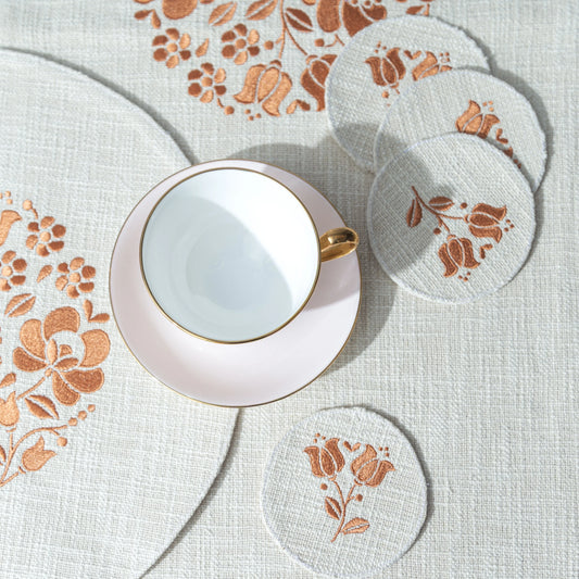 Slub Cotton Dining Set