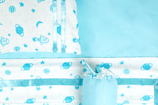 Bamboo Dream Nest | Baby Bedding Set | Blue Buddies