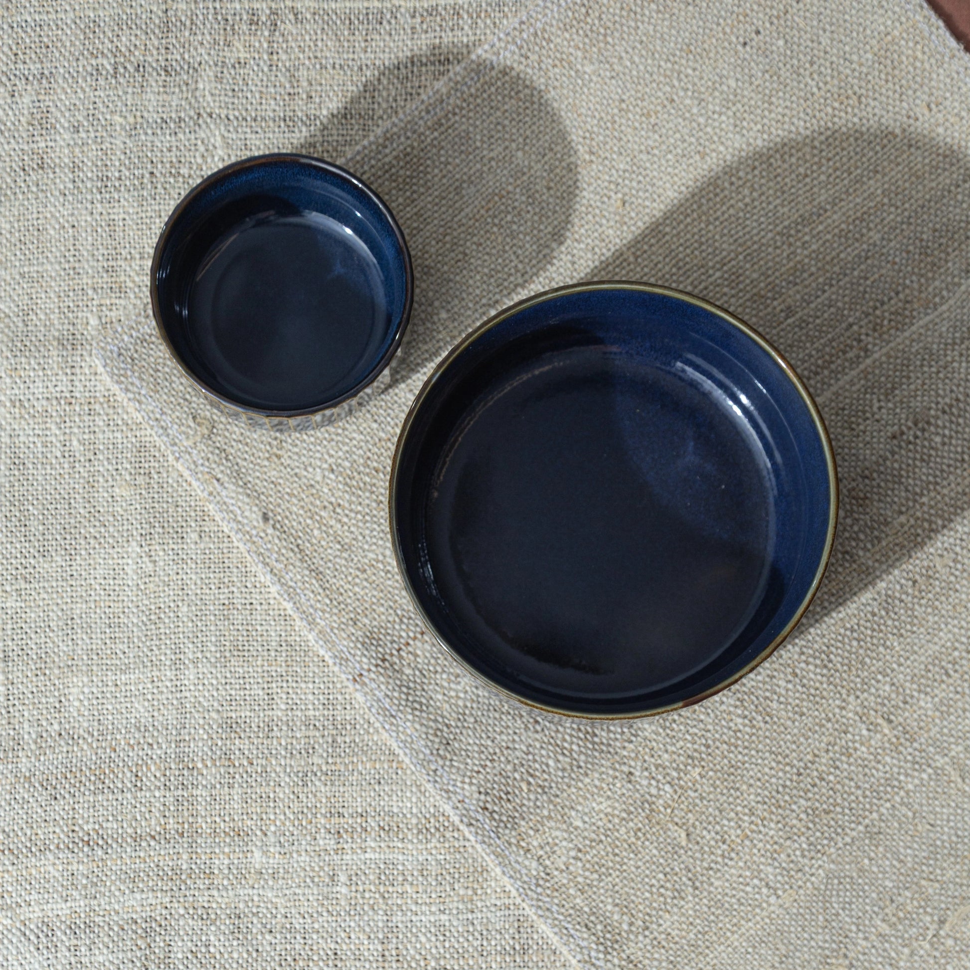 Hemp Burlap Dining Set