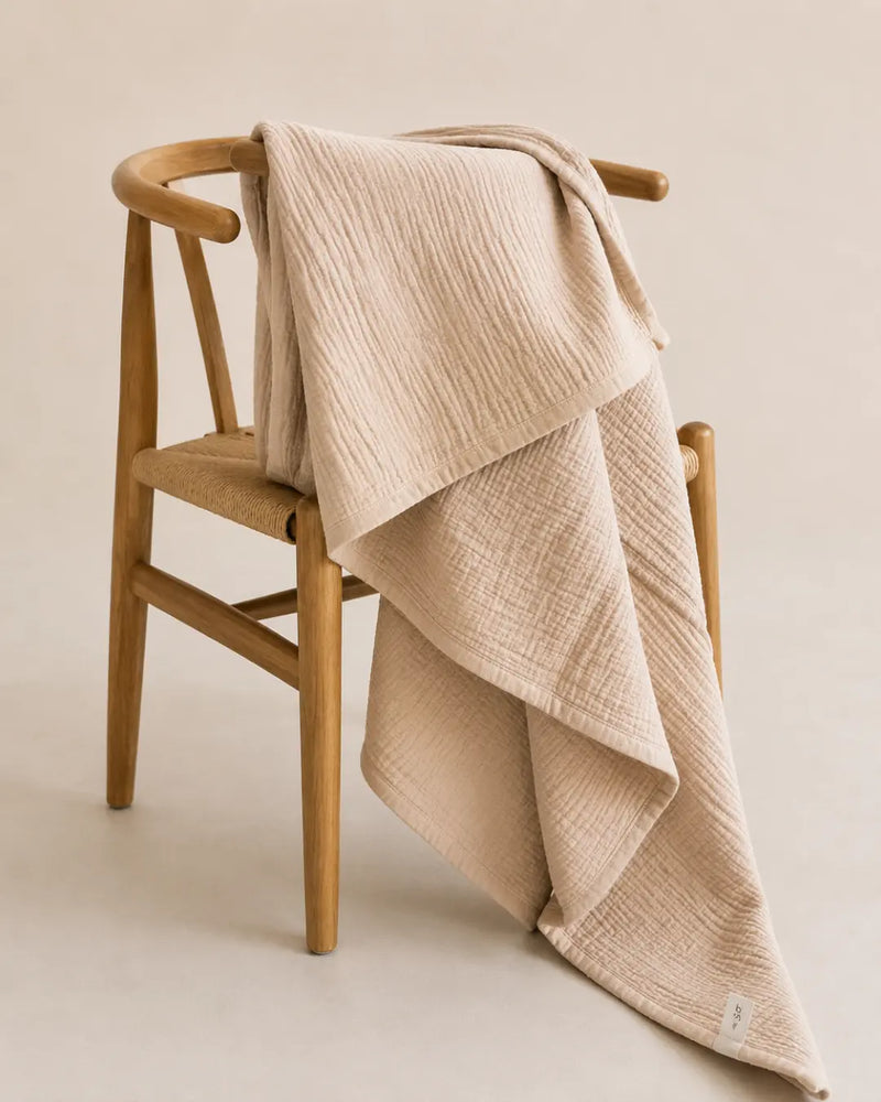 muslin towel shifting sand