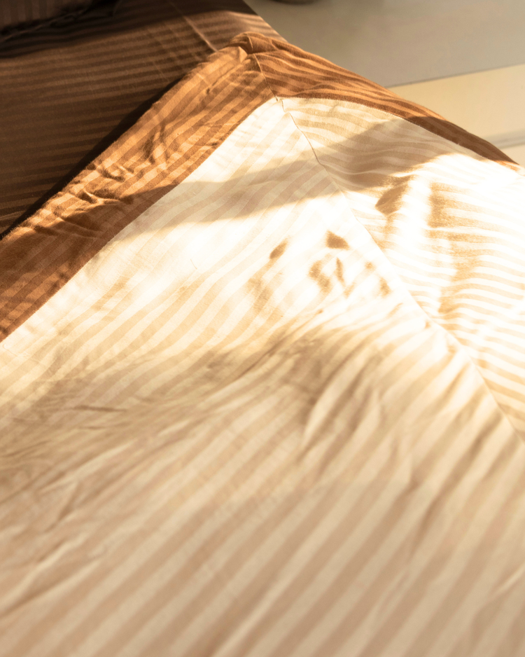 100% BAMBOO Contrast Duvet | Shifting sand